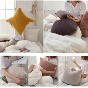 Sofa Waist Cushion Cover Throw Pillowcase Bed Chair Office Pillow Case 45x45CM - Picture 1 of 22