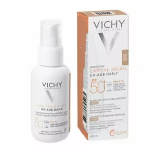 Vichy Capital Soleil UV-Age crema solare viso leggera colorata quotidiana colore SPF50 40 ml - Foto 1 di 2