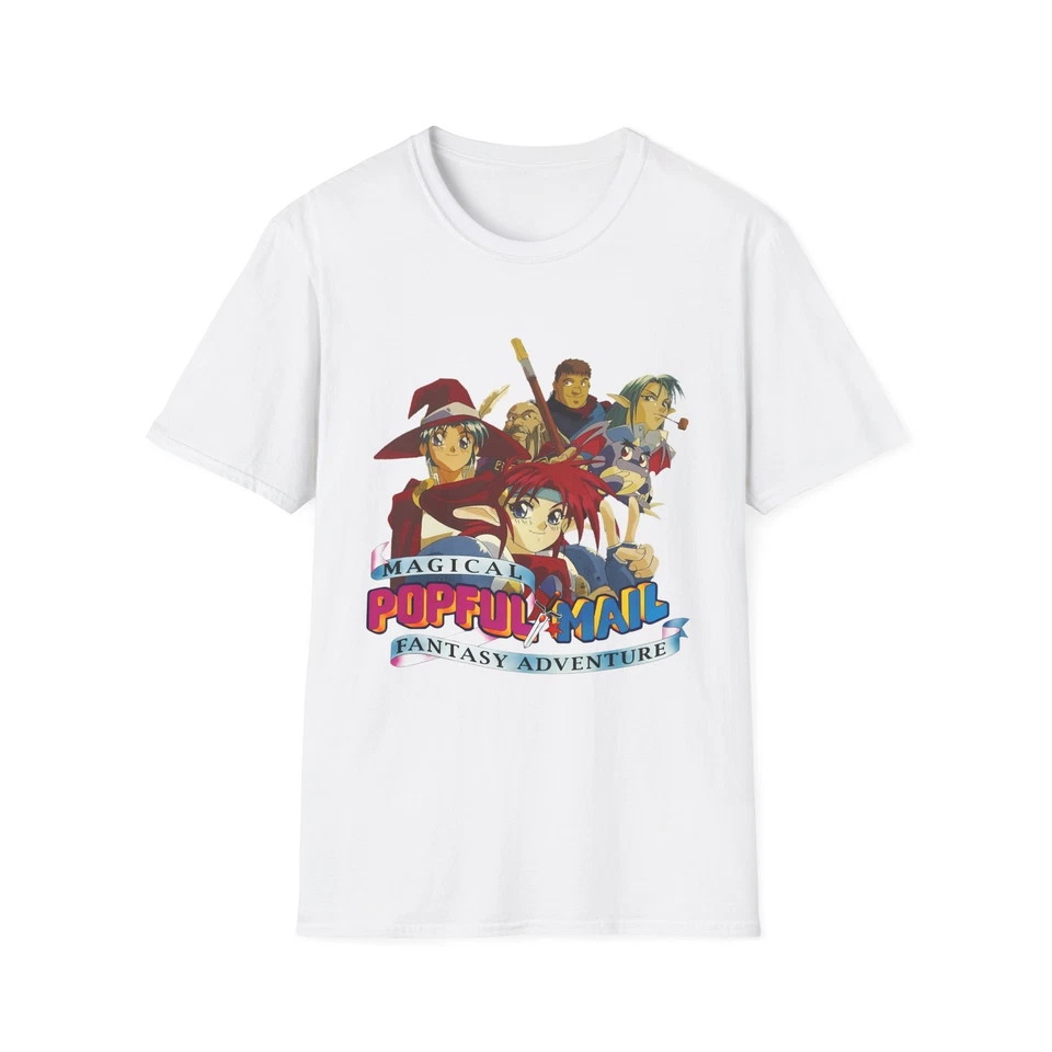 Popful Mail, Sega CD, Unisex Softstyle T-Shirt - Image 1 of 1