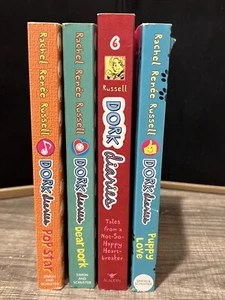 4 Dork Diaries Books Paperbacks Issues #3, 5, 6, 10. International Bestseller - Imagen 1 de 5