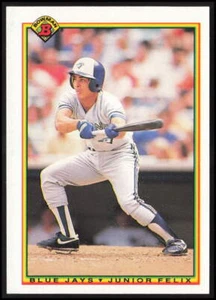 1990 Bowman #522 Junior Felix Toronto Blue Jays Baseball Card - Picture 1 of 2