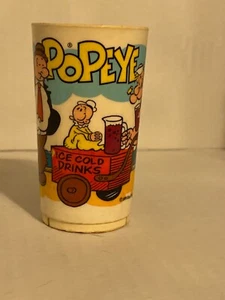 Vintage 1979 Popeye Kunststoff Trinkbecher 6 Unzen Nr.540 DEKA KUNSTSTOFF  - Bild 1 von 8