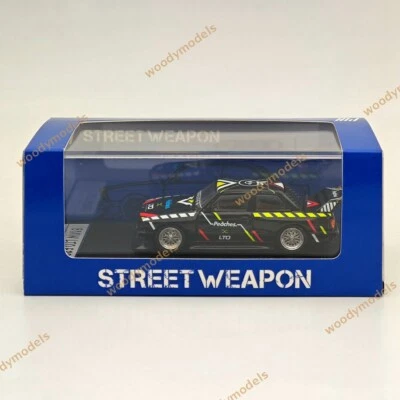 STREET WARRIOR SW 1/64 BMW LTO E30 M3 Peaches Diecast Models Car Collection - Image 1 of 4