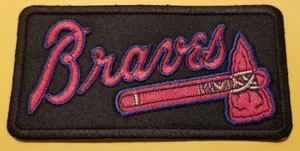 Atlanta Braves Embroidered Sports Patch approx.. 2 x4.25" - Picture 1 of 2