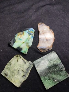4-Piece Lot: agate aventurine & Mixed Gemstones, 990 cts - Picture 1 of 8