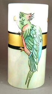 Rosenthal Art Deco Artist Signed Parrot Hand Painted Lusterware Vase - Picture 1 of 4