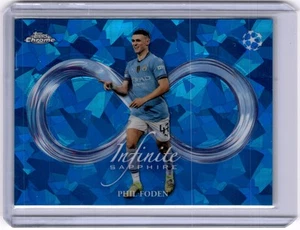 Phil Foden 2024-25 Topps Chrome UCC Sapphire Infinite Sapphire Manchester City - Picture 1 of 2
