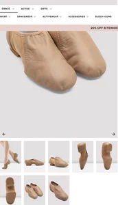 Bloch S0495G Childrens Neo-Flex Slip On Leather Jazz Shoes 11.5 tan not return - Picture 1 of 1