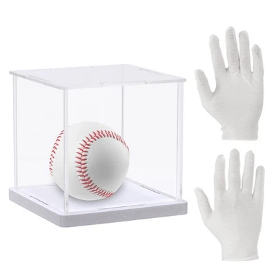 Vitrina de acrílico para montaje de objetos de colección, caja de exhibición transparente de 4x4x4 pulgadas Foto 1 de 4