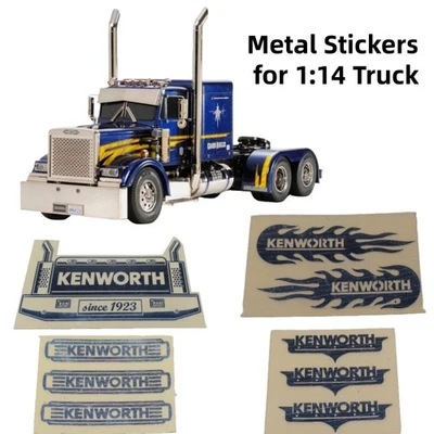 Metallaufkleber für Tamiya 1/14 RC Truck King Hauler 56301 56344 DIY Teile - Bild 1 von 4