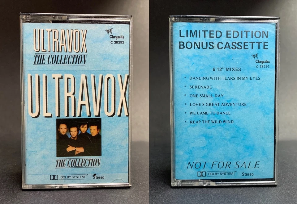 Ultravox THE COLLECTION Cassette**AUSTRALIAN +BONUS PROMO WITH BAND PROVENANCE** - Image 1 of 1