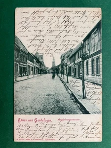 AK Gruss aus Gardelegen Magdeburger Straße Typen 1900 #1103 - Bild 1 von 2