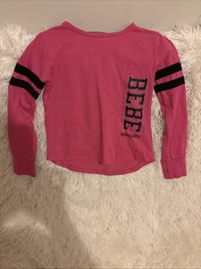 Girls Bebe Sport Shirt Size L (6X) - Picture 1 of 3