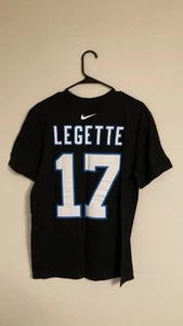 NWT Men's Nike Xavier Legette Black Carolina Panthers Name & Number Shirt Medium - Picture 1 of 7