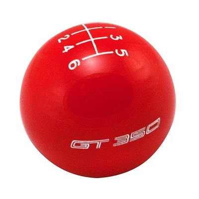 Ford Performance Shift Knob 6 Speed 2 Inch Dia. Red For 15-19 Ford Mustang GT350 - Image 1 of 4