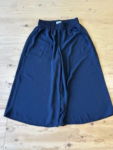 Aritzia Babaton Luiz Hose Damen Medium schwarz cropped weites Bein Gummizughose - Bild 1 von 9