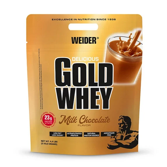 (33,95 EUR/kg) Weider Delicious Gold Whey Protein 2000 g proteine bustina BCAA