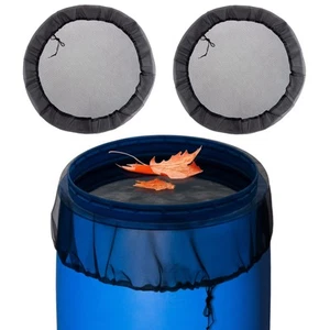 Mesh Cover for Rain Barrels - 2pcs 39in Rain Barrel Netting with Drawstring, ... - Picture 1 of 7
