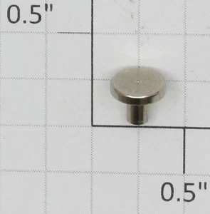 Lionel 2333-115 Steel Battery Cover Rivet (2) - Picture 1 of 2