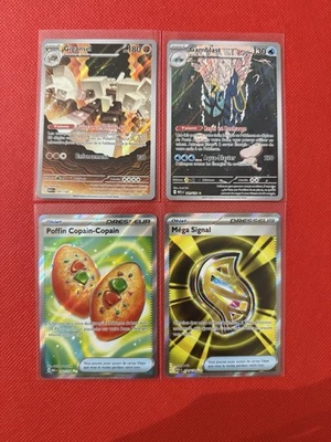 Lot De 4 Cartes Pokémon Méga-Évolution ME01 FR FA AR - Photo 1/4
