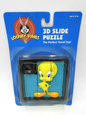 Rompecabezas deslizable 3D Damert Company 1997 Tweety Bird Looney Tunes de colección raro Foto 1 de 3