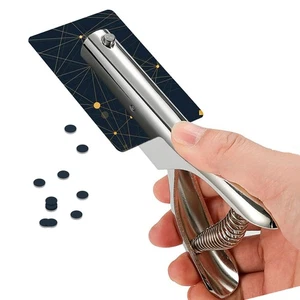 Single Hole Punch 1/4 Inch 2 inch Reach Heavy Duty for Paper ID Card - Picture 1 of 7