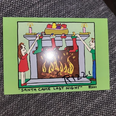 James Rizzi - handsignierte Kunst-Postkarte  Motiv 2 - Bild 1 von 2