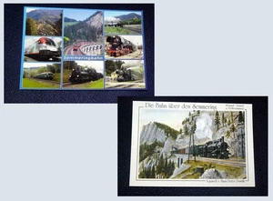 2x AK Semmeringbahn Eisenbahn - UNBENUTZT - Bild 1 von 5