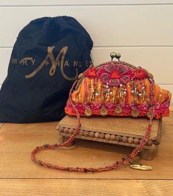 Vintage Mary Frances Beaded Flower Hand Bag  - Image 1 of 4