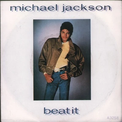 Michael Jackson Beat It 7" vinyl UK Epic 1983 7" with plastic labels in pic - Image 1 of 4