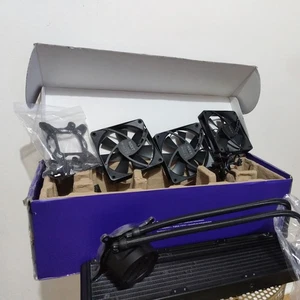 reed description NZXT Kraken 360 3x120mm AiO Liquid CPU Cooler LCD Screen Black - Picture 1 of 7