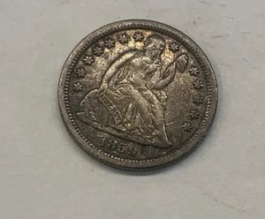 1859-O Liberty Seated Dime - Picture 1 of 2