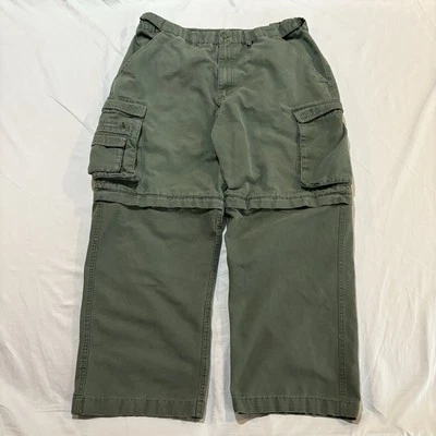 Boy Scouts Of America Uniform Convertible Cargo Pants Classic Size 36x27 Green - Image 1 of 4