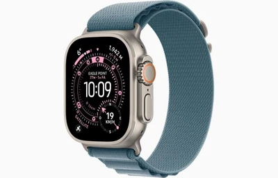Apple Watch Ultra 3 5G 49mm Cassa Naturale Cinturino Alpine Loop Blu Chiaro - Imagen 1 de 4
