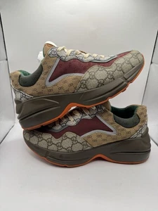 Gucci Rhyton Herren Sneaker Beige 40,5EU GEPFLEGT MIT KARTON - Bild 1 von 10