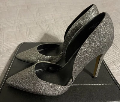 Tacones Express negros brillantes talla 8 Foto 1 de 4