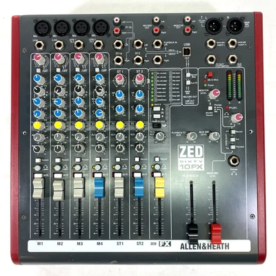 Allen & Heath ZED-10FX 6-Channel USB Mixer With Effects - Tested! - Image 1 of 4