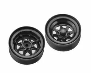 Colt 1.9" Beadlock Crawler Wheel w/Cap (Black) (2) JConcepts JCO3389B - Picture 1 of 2