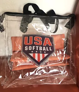 Fastpitch USA 🥎 Borsa trasparente softball nuova NFCA - Foto 1 di 7