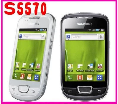 Android Samsung Galaxy Mini S5570 SmartPhone WIFI 3G WCDMA GSM GPS Bluetooth OS - Image 1 of 4