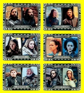 Game of Thrones Legends of the Realm Then & Now Progressions Metal Set T15 -T26 - Picture 1 of 24