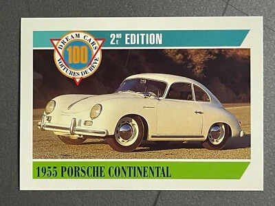 1955 Porsche 356 Continental Coupe Traumautos 2. Ausgabe Sammelkarte Selten! #46 - Bild 1 von 2