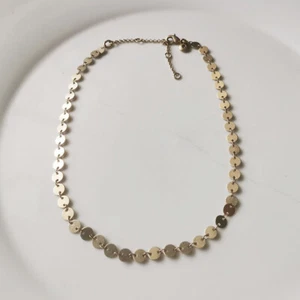 New 14"+3" Jcrew Round Flakes Collar Necklace Retro Women Party Vacation Jewelry - Picture 1 of 4