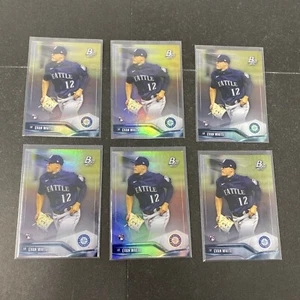 Evan White ROOKIE 6 Card Lot 2021 Bowman Platinum #68 Base Set RC Mariners - Bild 1 von 8