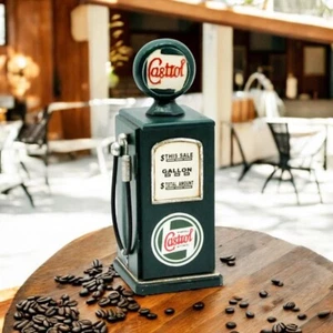 Storage Cabinet Retro Petrol Pump Castrol  CD Jewellery  Art Deco Shabby Chic - Picture 1 of 15