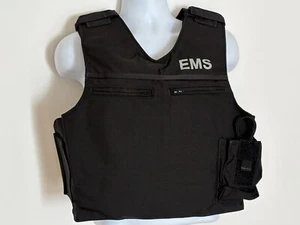 SECOND CHANCE Standard Tactical Armor Carrier Side Open M/L EMS Reflexive Black - Bild 1 von 13