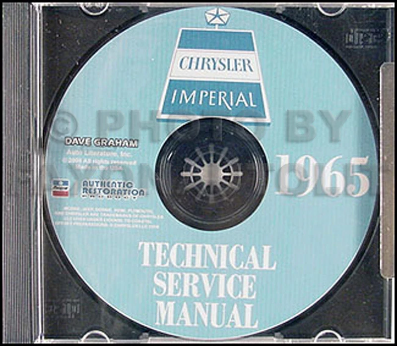 1965 Chrysler Negozio Manuale CD Imperial Nuovo Yorker 300 300L NEWPORT Repair - Immagine 1 di 1