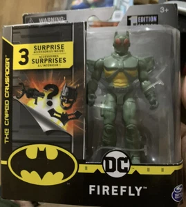 DC firefly Figure THE CAPED CRUSADER Blind Mystery Pack 1st Edition READ - Picture 1 of 2