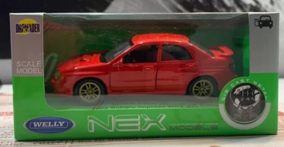 Welly NEX diecast models 2002 Suburu Impreza WRX STi 1:34 scale, New condition - Image 1 of 4