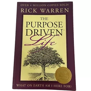 The Purpose Driven Life By Rick Warren Paperback Book Self-Help Religion 2002 - Bild 1 von 13